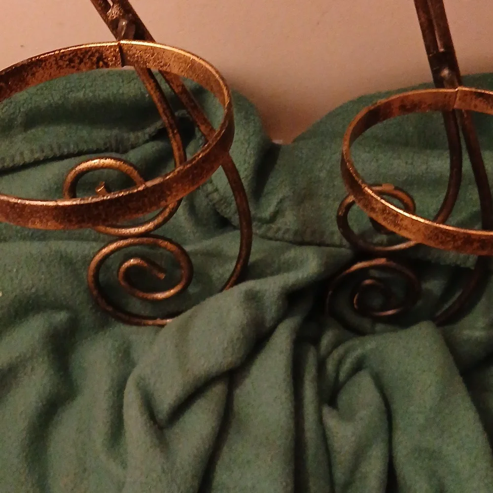Elegant Gold Swirl Wall Sconces